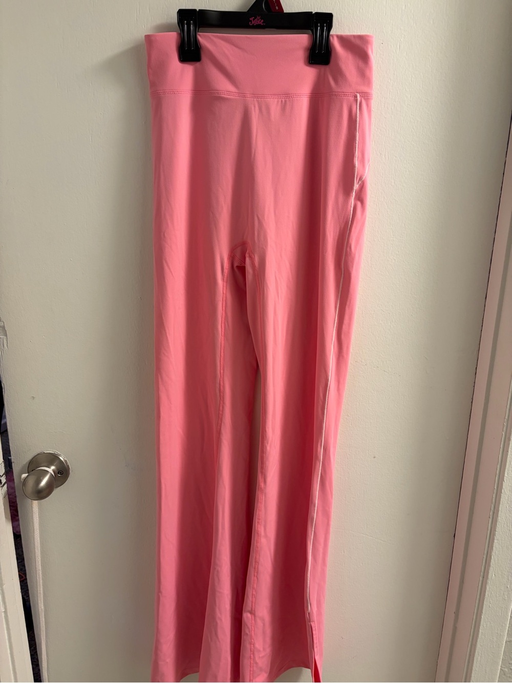 Fashion Nova Bubblegum Pink High-Waist Flare Leggings